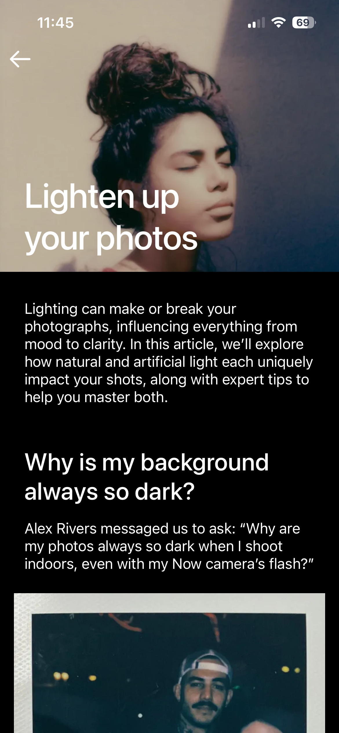 Lighten up your photos — why is my background always so dark